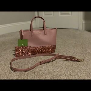 **BRAND NEW** Kate Spade pink glitter purse